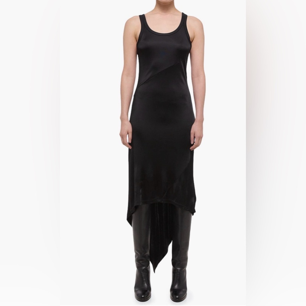 Helmut Lang High-Low Midi Dress